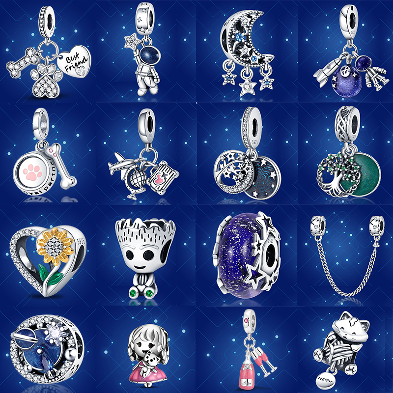 Plata charms of ley 925  ´  Ǵ ..